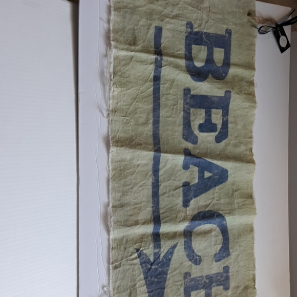 - Lightweight canvas type hanging arrow direction beach sign - Picture 5 of 7